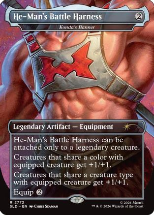 Image of He-Man's Battle Harness - Konda's Banner (SLD-2772) - Secret Lair Drop Series