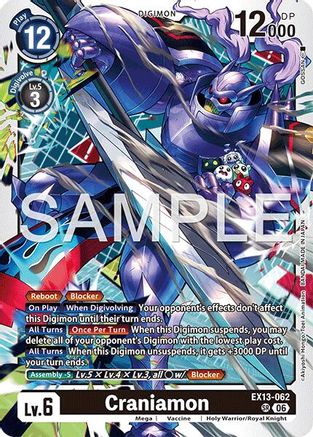 Image of Craniamon (EX13-062) - Chivalrous XIII Foil