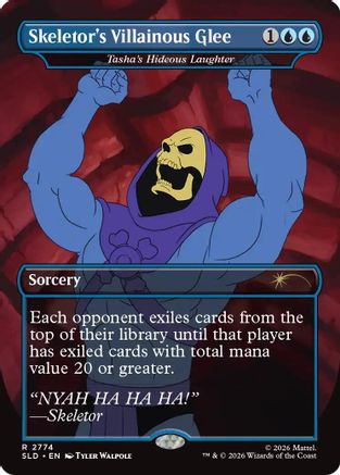 Image of Skeletor's Villainous Glee - Tasha's Hideous Laughter (SLD-2774) - Secret Lair Drop Series