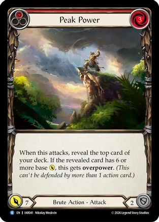 Image of Peak Power (Red) (IAR041) - Usurp the Shadow Throne