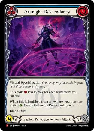 Image of Arknight Descendancy (IAR111) - Usurp the Shadow Throne