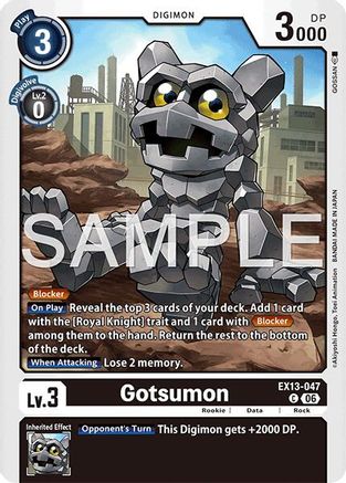 Image of Gotsumon (EX13-047) - Chivalrous XIII