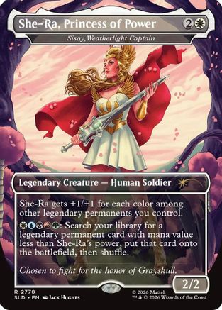 Image of She-Ra, Princess of Power - Sisay, Weatherlight Captain (SLD-2778) - Secret Lair Drop Series Foil