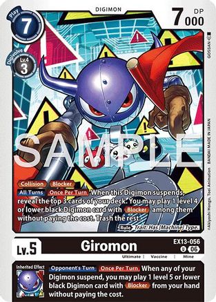 Image of Giromon (EX13-056) - Chivalrous XIII
