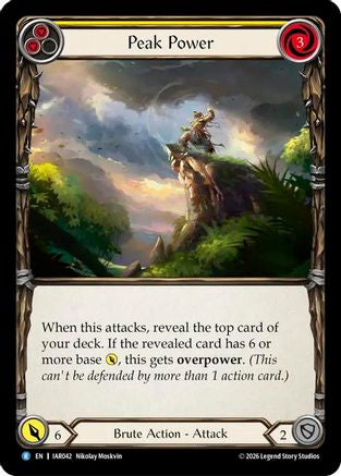 Image of Peak Power (Yellow) (IAR042) - Usurp the Shadow Throne
