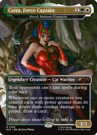 Image of Catra, Force Captain - Kutzil, Malamet Exemplar (SLD-2782) - Secret Lair Drop Series Foil