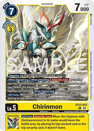 Image of Chirinmon (EX13-032) - Chivalrous XIII Foil