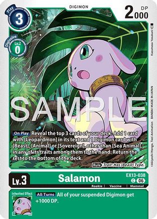 Image of Salamon (EX13-038) - Chivalrous XIII
