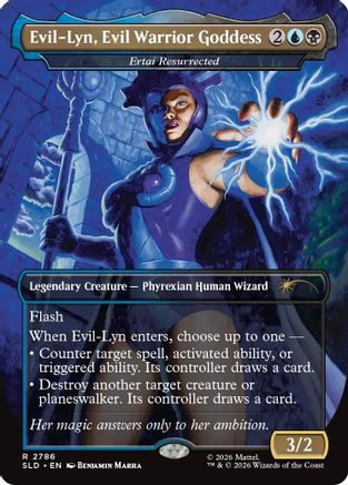 Image of Evil-Lyn, Evil Warrior Goddess - Ertai Resurrected (SLD-2786) - Secret Lair Drop Series