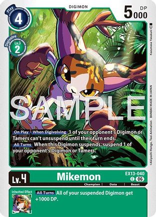 Image of Mikemon (EX13-040) - Chivalrous XIII