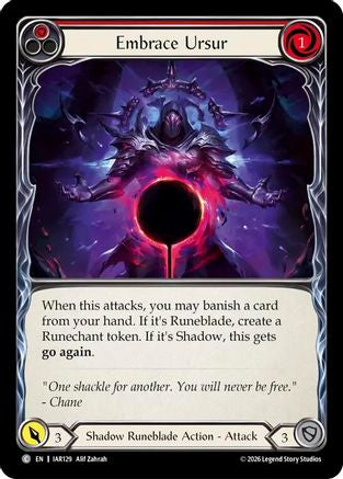 Image of Embrace Ursur (Red) (IAR129) - Usurp the Shadow Throne Rainbow Foil