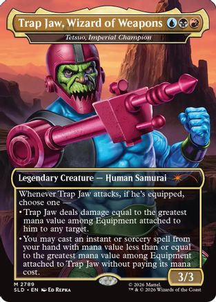 Image of Trap Jaw, Wizard of Weapons - Tetsuo, Imperial Champion (SLD-2789) - Secret Lair Drop Series Foil