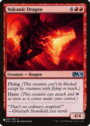 Image of Volcanic Dragon (M20) (LIST-336) - The List Reprints
