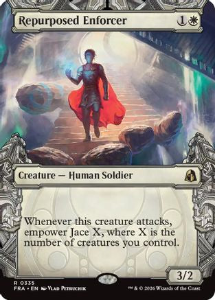 Image of Repurposed Enforcer (Showcase) (FRA-335) - Reality Fracture Foil