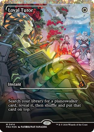 Image of Loyal Tutor (Showcase) (Fracture Foil) (FRA-414) - Reality Fracture Foil