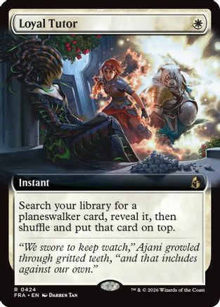 Image of Loyal Tutor (Extended Art) (FRA-424) - Reality Fracture Foil