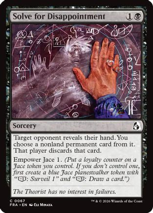 Image of Solve for Disappointment (FRA-067) - Reality Fracture Foil