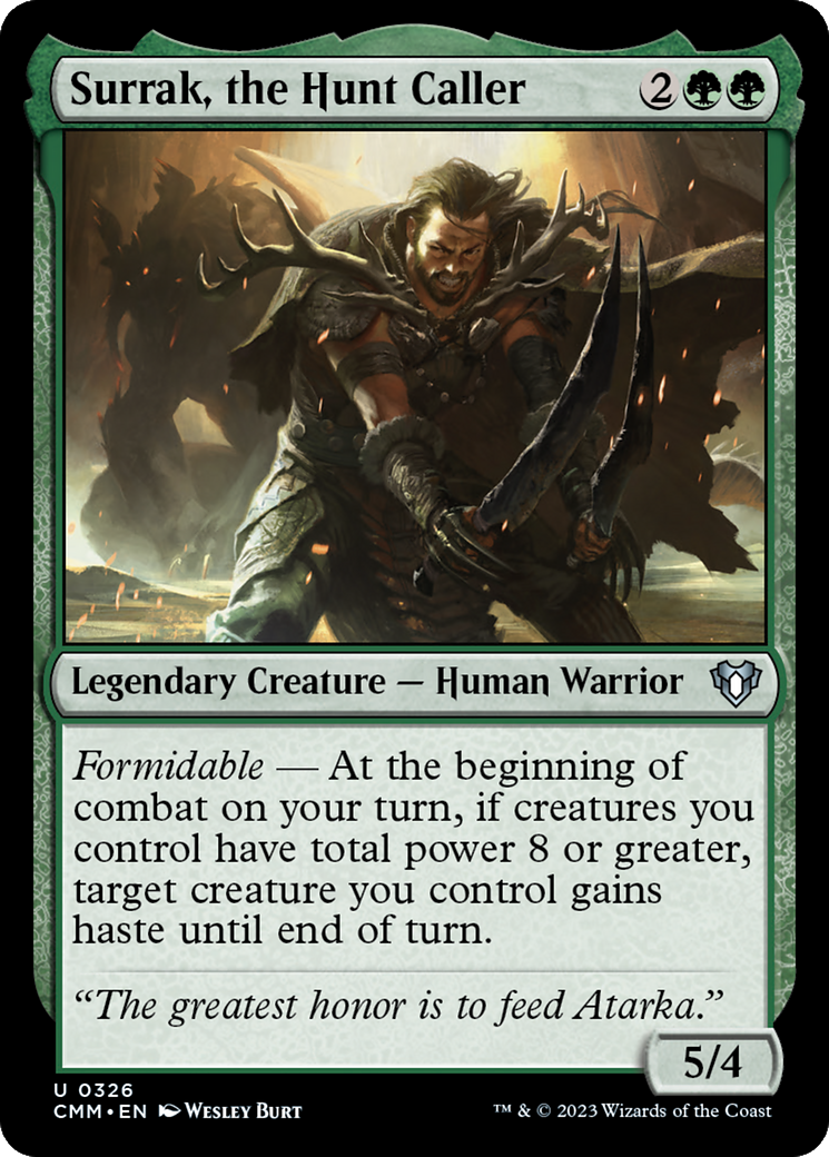 Image of Surrak, the Hunt Caller [Commander Masters]