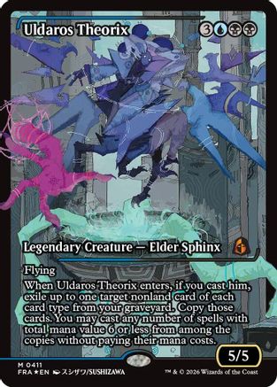 Image of Uldaros Theorix (Showcase) (0411) (FRA-411) - Reality Fracture Foil