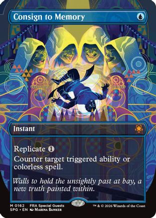 Image of Consign to Memory (Borderless) (SPG-162) - Special Guests Foil