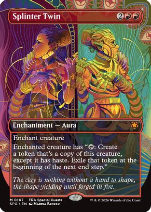 Image of Splinter Twin (Borderless) (SPG-167) - Special Guests Foil