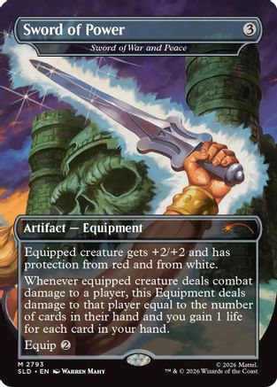 Image of Sword of Power - Sword of War and Peace (SLD-2793) - Secret Lair Drop Series