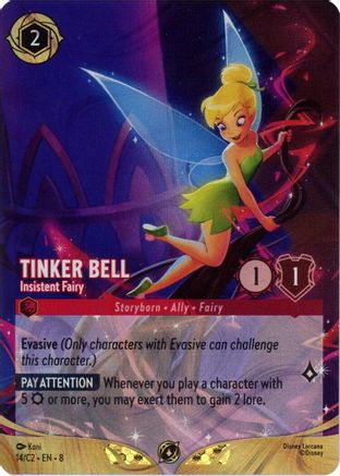 Image of Tinker Bell - Insistent Fairy (Foil) (14) - Disney Lorcana Promo Cards Holofoil
