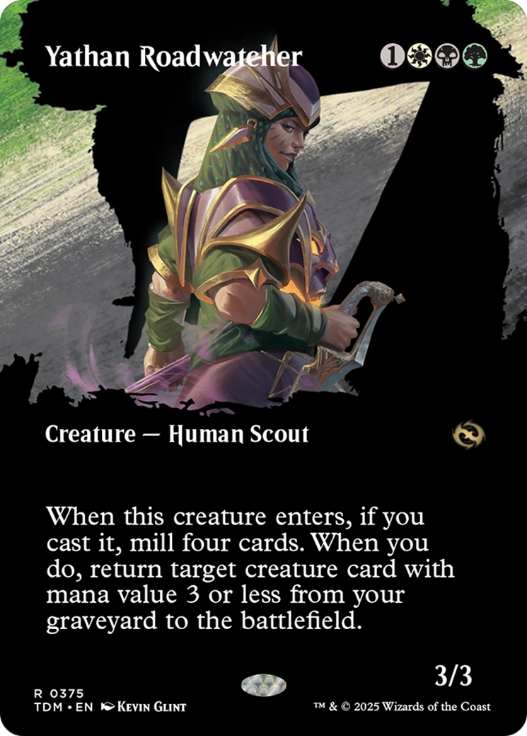 Image of Yathan Roadwatcher (Borderless) [Tarkir: Dragonstorm]