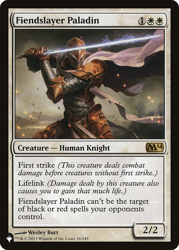 Image of Fiendslayer Paladin [The List]