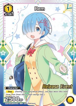 Image of Rem (014) (Release Event Participation) (UEPR/REZ-1-014) - UE24BT ReZERO Starting Life in Another World Release Event Cards Foil