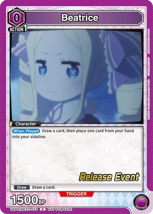 Image of Beatrice (073) (UEPR/REZ-1-073) - UE24BT ReZERO Starting Life in Another World Release Event Cards