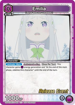 Image of Emilia (082) (UEPR/REZ-1-082) - UE24BT ReZERO Starting Life in Another World Release Event Cards