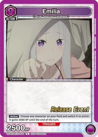 Image of Emilia (084) (UEPR/REZ-1-084) - UE24BT ReZERO Starting Life in Another World Release Event Cards