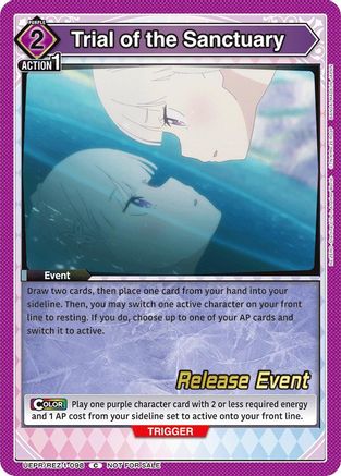 Image of Trial of the Sanctuary (UEPR/REZ-1-098) - UE24BT ReZERO Starting Life in Another World Release Event Cards