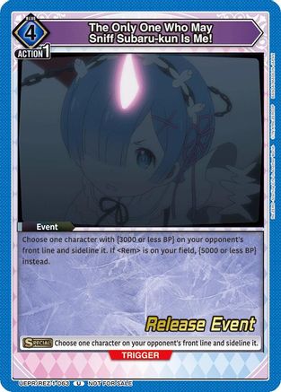 Image of The Only One Who May Sniff Subaru-kun Is Me! (UEPR/REZ-1-063) - UE24BT ReZERO Starting Life in Another World Release Event Cards