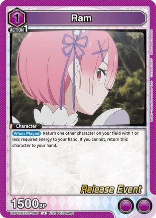 Image of Ram (080) (UEPR/REZ-1-080) - UE24BT ReZERO Starting Life in Another World Release Event Cards