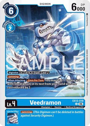 Image of Veedramon (EX13-019) - Chivalrous XIII