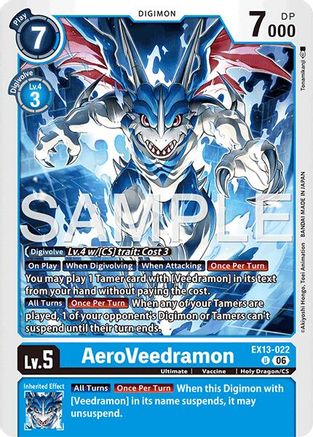 Image of AeroVeedramon (EX13-022) - Chivalrous XIII
