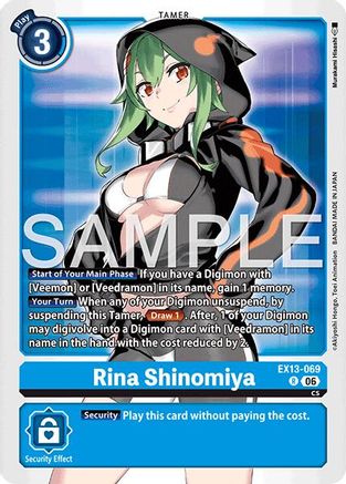 Image of Rina Shinomiya (EX13-069) - Chivalrous XIII Foil