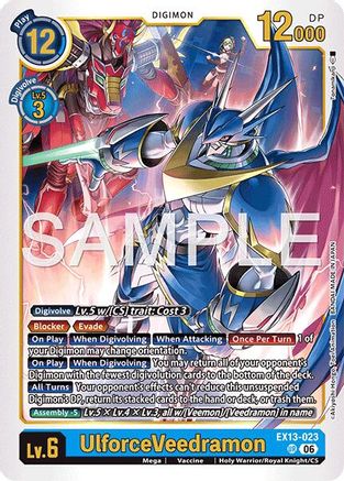 Image of UlforceVeedramon (EX13-023) - Chivalrous XIII Foil