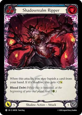 Image of Shadowrealm Ripper (Blue) (IAR199) - Usurp the Shadow Throne