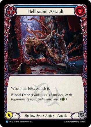 Image of Hellbound Assault (Blue) (IAR013) - Usurp the Shadow Throne