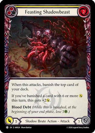 Image of Feasting Shadowbeast (Yellow) (IAR024) - Usurp the Shadow Throne