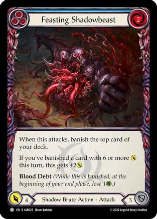 Image of Feasting Shadowbeast (Blue) (IAR025) - Usurp the Shadow Throne