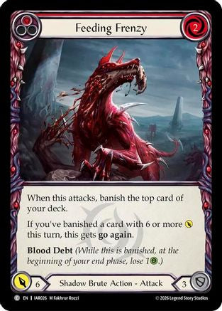Image of Feeding Frenzy (Red) (IAR026) - Usurp the Shadow Throne