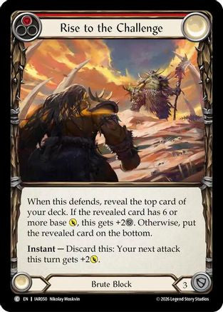 Image of Rise to the Challenge (Red) (IAR050) - Usurp the Shadow Throne