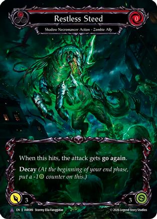 Image of Restless Steed (Marvel) (IAR089) - Usurp the Shadow Throne Cold Foil