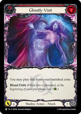 Image of Ghostly Visit (Red) (IAR188) - Usurp the Shadow Throne