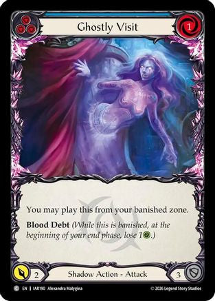 Image of Ghostly Visit (Blue) (IAR190) - Usurp the Shadow Throne