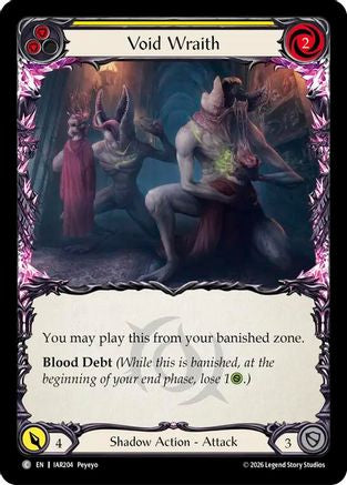 Image of Void Wraith (Yellow) (IAR204) - Usurp the Shadow Throne